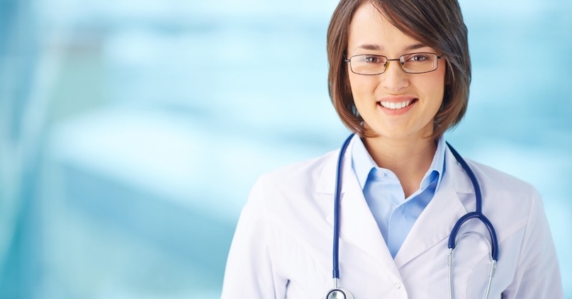 Lady Resident Doctor with Specialized Disability Insurance